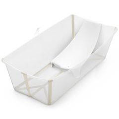 Baignoire bébé pliable Flexi Bath XL + support nouveau-né