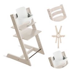 Pack chaise haute Tripp Trapp + Baby Set 2 + Harnais 2