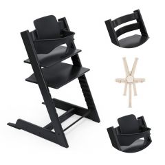 Pack chaise haute Tripp Trapp + Baby Set 2 + Harnais 2
