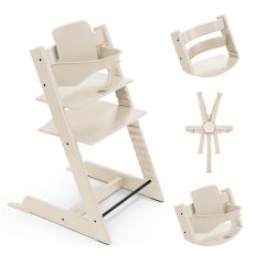 Pack chaise haute Tripp Trapp + Baby Set 2 + Harnais 2