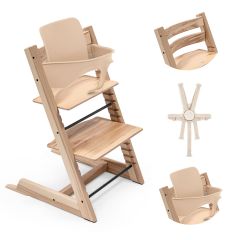 Pack chaise haute Tripp Trapp + Baby Set 2 + Harnais 2