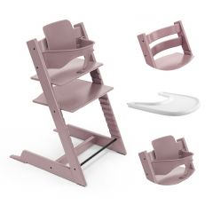 Pack chaise haute Tripp Trapp + Baby Set 2 + Tablette