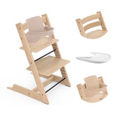 Pack chaise haute Tripp Trapp + Baby Set 2 + Tablette