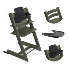 Pack chaise haute Tripp Trapp + Baby Set 2 + Tablette