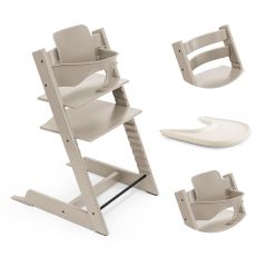 Pack chaise haute Tripp Trapp + Baby Set 2 + Tablette
