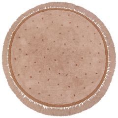 Tapis Juul Dots Pink 130 x 130 cm