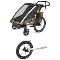 Pack Chariot Cross 2.0 - 2 places + Jogging Kit