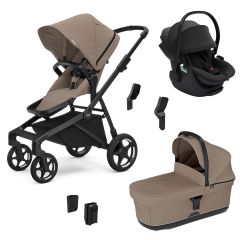 Trio Sleek 2 + nacelle Thule Bassinet + siège-auto Maple