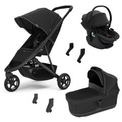Trio Spring 2 + nacelle Thule Bassinet + siège-auto Maple