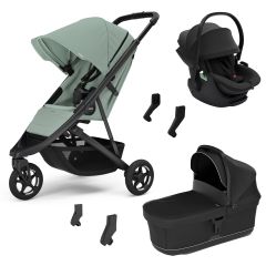 Trio Spring 2 + nacelle Thule Bassinet + siège-auto Maple