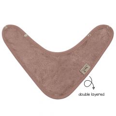 Bavoir bandana doublé
