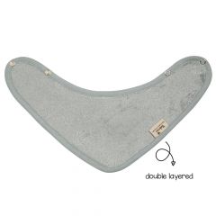 Bavoir bandana doublé