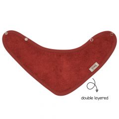 Bavoir bandana doublé