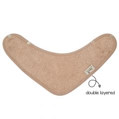 Bavoir bandana doublé