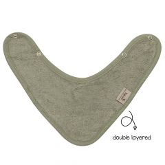 Bavoir bandana doublé