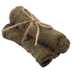 Set de 3 gants de toilette