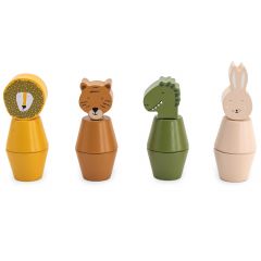 Animaux à vis en bois