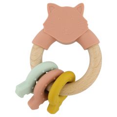 Anneau hochet bois-silicone