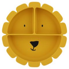 Assiette compartimentée antidérapante