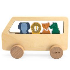 Bus animaux en bois