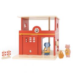 Caserne de pompiers en bois