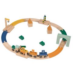Circuit de train en bois