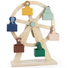 Grande roue en bois