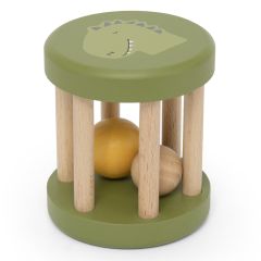 Hochet roulant en bois