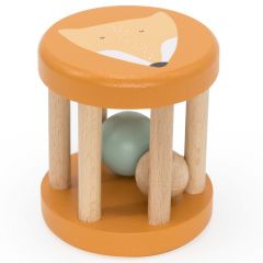 Hochet roulant en bois