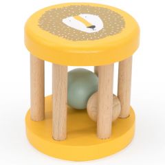 Hochet roulant en bois