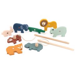 Jeu de pêche en bois