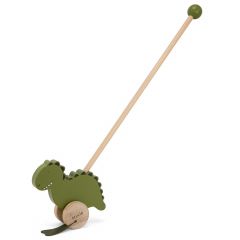Jouet à pousser en bois
