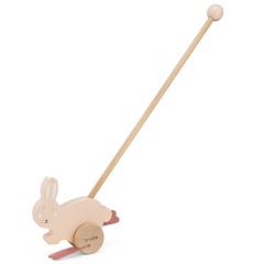 Jouet à pousser en bois