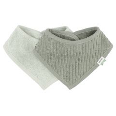 Lot de 2 bavoirs bandana Hush