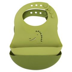 Lot de 2 bavoirs en silicone