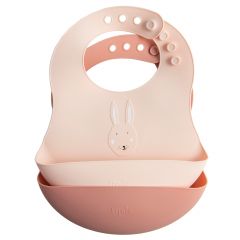 Lot de 2 bavoirs en silicone