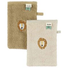Lot de 2 gants de toilette - Aura
