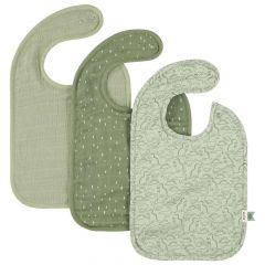 Lot de 3 bavoirs en coton