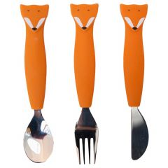Lot de 3 couverts en silicone