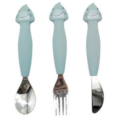 Lot de 3 couverts en silicone