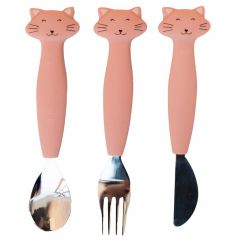 Lot de 3 couverts en silicone