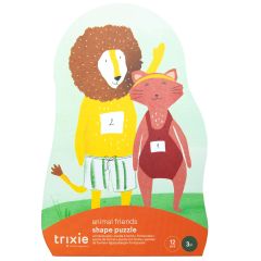 Puzzle à forme amis des animaux 12 pièces