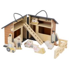 Ferme pliante en bois