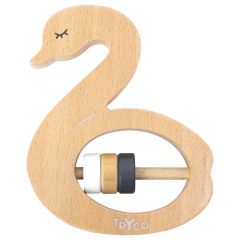Hochet en bois Cygne