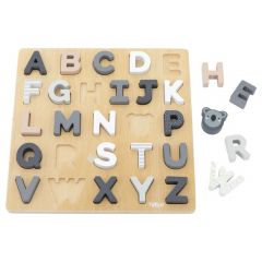 Tableau de l'alphabet en bois