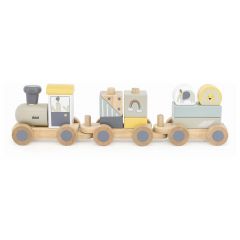 Train de cirque en bois