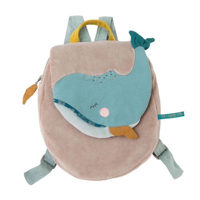 Sac a dos Baleine Le Voyage d Olga de Moulin Roty