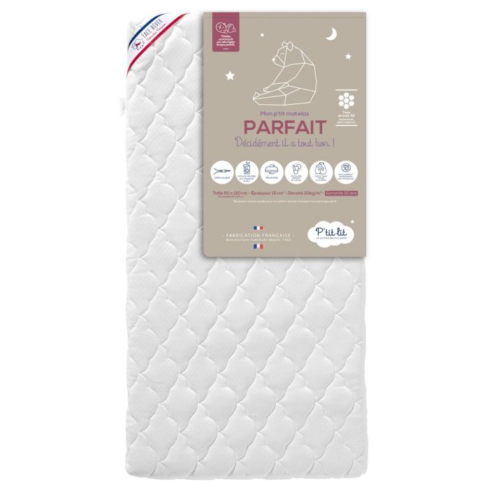 Matelas Bebe Parfait 70 X 140cm De P Tit Lit