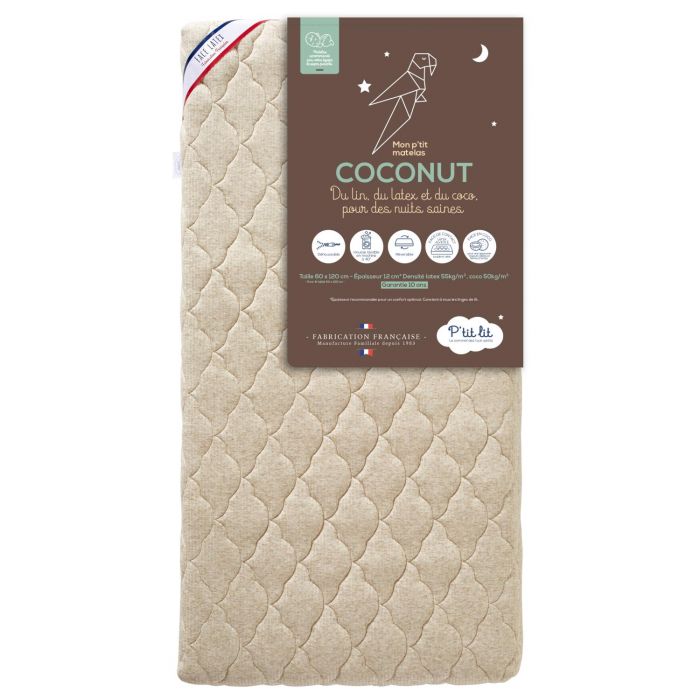 Matelas Bebe Coconut 70 X 140 Cm De P Tit Lit