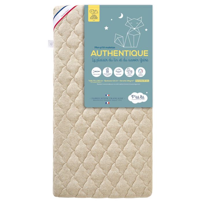 Matelas Bebe Authentique 70 X 140cm De P Tit Lit